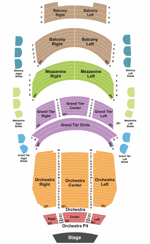 Belk Theatre Belk Theatre Seating Chart